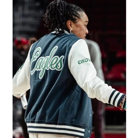 Dawn Staley Philadelphia Eagles Varsity Jacket Dawn Staley Philadelphia Eagles Varsity Jacket