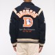 Denver Broncos Navy Varsity Bomber Wool Jacket Denver Broncos Navy Varsity Bomber Wool Jacket