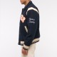 Denver Broncos Navy Varsity Bomber Wool Jacket Denver Broncos Navy Varsity Bomber Wool Jacket