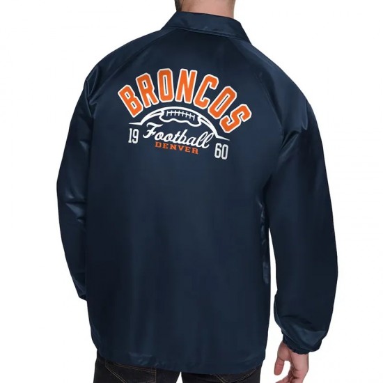 Denver Broncos Retro Logo Coaches Jacket Denver Broncos Retro Logo Coaches Jacket