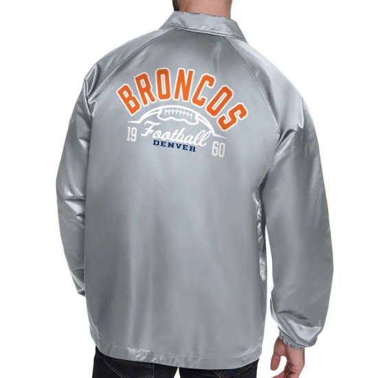 Denver Broncos Retro Logo Coaches Jacket Denver Broncos Retro Logo Coaches Jacket