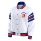 Denver Broncos Snap Front White Fleece Jacket Denver Broncos Snap Front White Fleece Jacket
