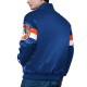 Denver Broncos Triple Option Varsity Satin Jacket Denver Broncos Triple Option Varsity Satin Jacket