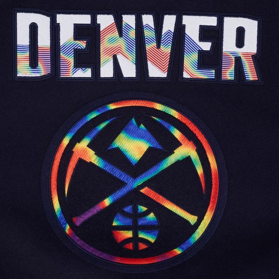 Denver Nuggets 2024/25 City Edition Chenille Navy Varsity Jacket Denver Nuggets 2024/25 City Edition Chenille Navy Varsity Jacket