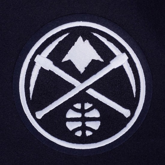 Denver Nuggets 2024/25 City Edition Chenille Navy Varsity Jacket Denver Nuggets 2024/25 City Edition Chenille Navy Varsity Jacket