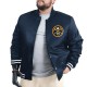 Denver Nuggets Adaptive Bold Logo Varsity Satin Jacket