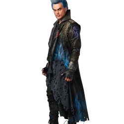 Descendants 3 Hades Studded Black Leather Tailcoat 
