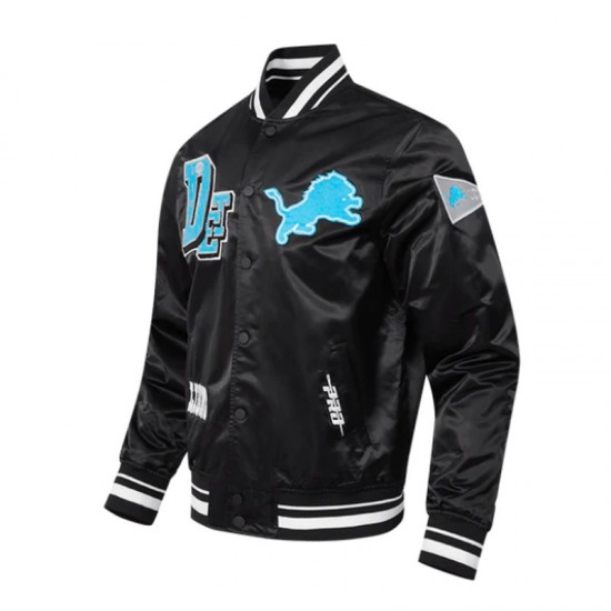 Detroit Lions Best of Classic Rib Satin Jacket