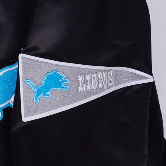 Detroit Lions Best of Classic Rib Satin Jacket