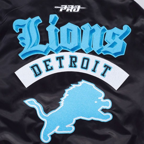 Detroit Lions Best of Classic Rib Satin Jacket