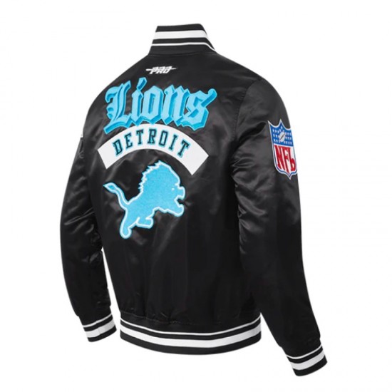 Detroit Lions Best of Classic Rib Satin Jacket