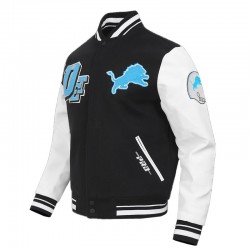 Detroit Lions Best of Classic Rib Varsity Jacket Detroit Lions Best of Classic Rib Varsity Jacket