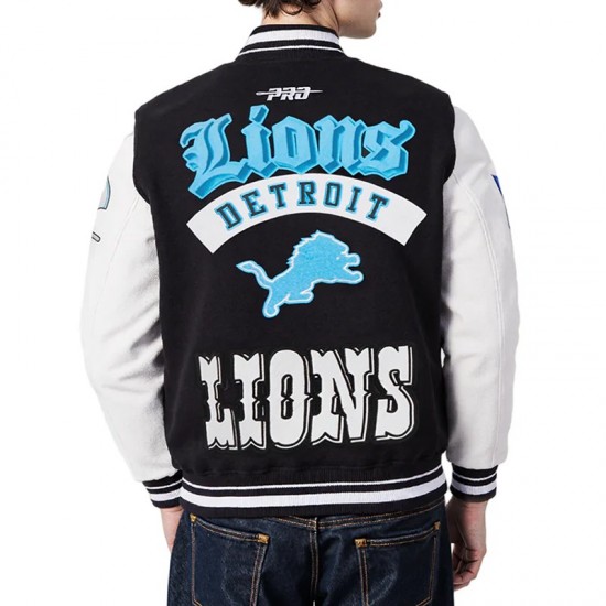 Detroit Lions Best of Classic Rib Varsity Jacket