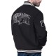 Detroit Lions Blackout Corduroy Varsity Jacket
