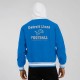Detroit Lions Blue Cotton Hooded Jacket Detroit Lions Blue Cotton Hooded Jacket