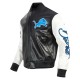 Detroit Lions City Signature Men's Leather Varsity Jacket