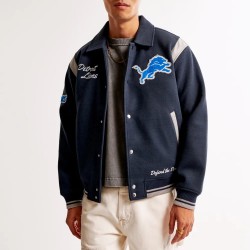 Detroit Lions Defend The Den Varsity Jacket Detroit Lions Defend The Den Varsity Jacket