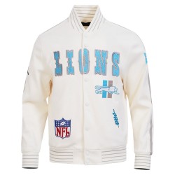 Detroit Lions Pro Game Day Retro Eggshell Jacket Detroit Lions Pro Game Day Retro Eggshell Jacket