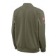 Detroit Lions Sideline Bomber Full-Zip Green Jacket