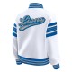 Detroit Lions Snap Front White Fleece Jacket Detroit Lions Snap Front White Fleece Jacket