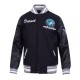 Detroit Lions Team Badge Classic Rib Varsity Jacket Detroit Lions Team Badge Classic Rib Varsity Jacket