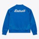 Detroit Lions Throwback Graphics Blue Satin Jacket Unisex Detroit Lions Throwback Graphics Blue Satin Jacket Unisex