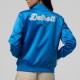 Detroit Lions Throwback Graphics Blue Satin Jacket Unisex Detroit Lions Throwback Graphics Blue Satin Jacket Unisex