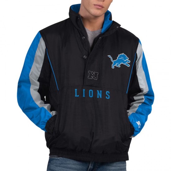 Detroit Lions Thursday Night Gridiron Half-Zip Jacket