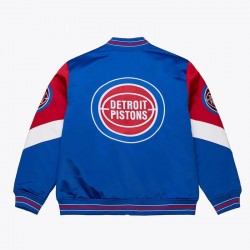 Detroit Pistons Throw It Back Heavyweight Satin Jacket