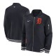 Detroit Tigers Black Bomber Full-Zip Jacket Detroit Tigers Black Bomber Full-Zip Jacket