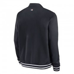 Detroit Tigers Black Bomber Full-Zip Jacket