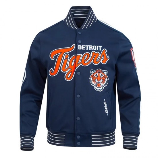 Detroit Tigers Current Logo Game Day Navy Jacket
