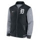 Detroit Tigers Dugout Bomber Full-Zip Jacket Detroit Tigers Dugout Bomber Full-Zip Jacket