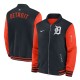 Detroit Tigers Dugout Bomber Full-Zip Jacket Detroit Tigers Dugout Bomber Full-Zip Jacket
