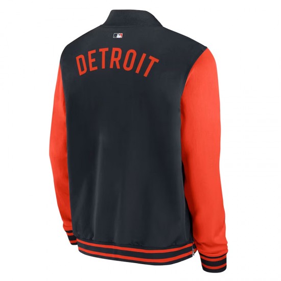 Detroit Tigers Dugout Bomber Full-Zip Jacket Detroit Tigers Dugout Bomber Full-Zip Jacket