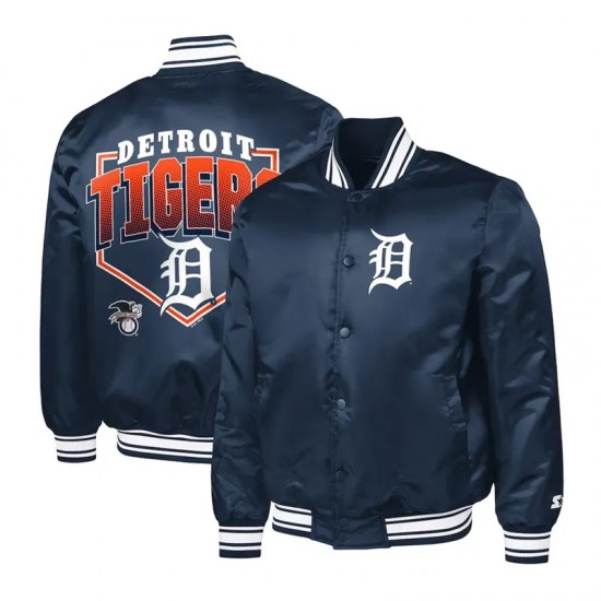 Detroit Tigers Home Plate Printed Graphic Jacket
