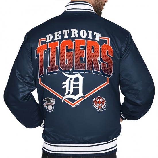 Detroit Tigers Home Plate Printed Graphic Jacket