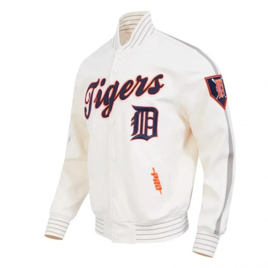 Detroit Tigers Logo Game Day Eggshell Jacket Detroit Tigers Logo Game Day Eggshell Jacket