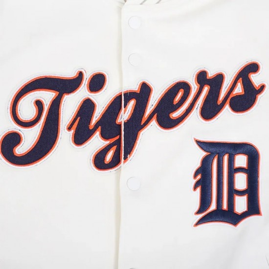 Detroit Tigers Logo Game Day Eggshell Jacket Detroit Tigers Logo Game Day Eggshell Jacket