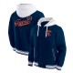 Detroit Tigers Navy Cotton Hooded Jacket Detroit Tigers Navy Cotton Hooded Jacket