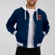 Detroit Tigers Navy Cotton Hooded Jacket Detroit Tigers Navy Cotton Hooded Jacket