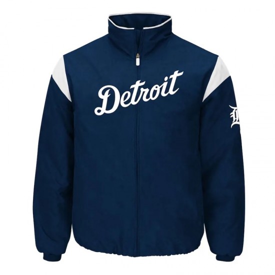 Detroit Tigers On-Field Therma Base Thermal Full-Zip Jacket Detroit Tigers On-Field Therma Base Thermal Full-Zip Jacket