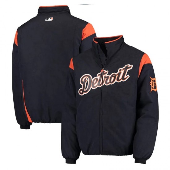 Detroit Tigers On-Field Therma Base Thermal Full-Zip Jacket Detroit Tigers On-Field Therma Base Thermal Full-Zip Jacket