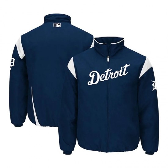 Detroit Tigers On-Field Therma Base Thermal Full-Zip Jacket Detroit Tigers On-Field Therma Base Thermal Full-Zip Jacket