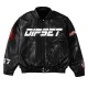 Dipset Diplomats Black Real Leather Jacket