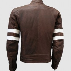 Distressed Vintage Look Men’s Brown Leather Jacket Distressed Vintage Look Men’s Brown Leather Jacket
