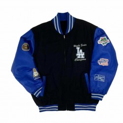Dodgers World Series Champions Wool Varsity Jacket Dodgers World Series Champions Wool Varsity Jacket