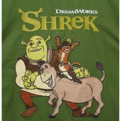 DreamWorks Shrek Logo Green Varsity Jacket