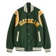 Drippy Icecream Teddy Varsity Green Wool Jacket Drippy Icecream Teddy Varsity Green Wool Jacket