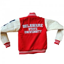 DSU 22 Red and Off White Varsity Jacket DSU 22 Red and Off White Varsity Jacket